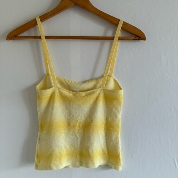 I AM DELILAH Mia Tank Top Lemon Stripe Size S - Picture 5 of 8